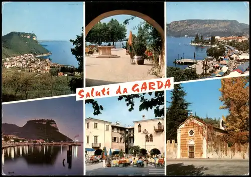 Riva del Garda Saluti da GARDA Lago di Garda Gardasee Mehrbildkarte 1978