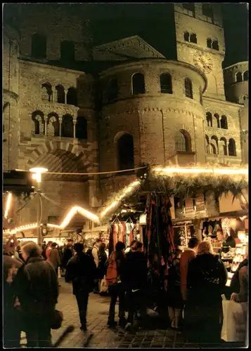 Trier Weihnachtsmarkt 2000   mit ISETTA Briefmarke nachträgliche Entwertung