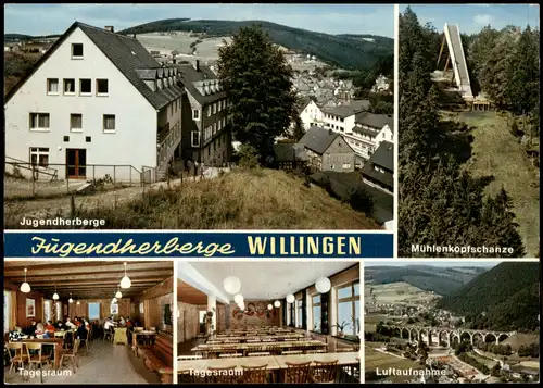 Willingen (Upland) Mehrbildkarte Luftaufnahme Mühlenkopfschanze 1969