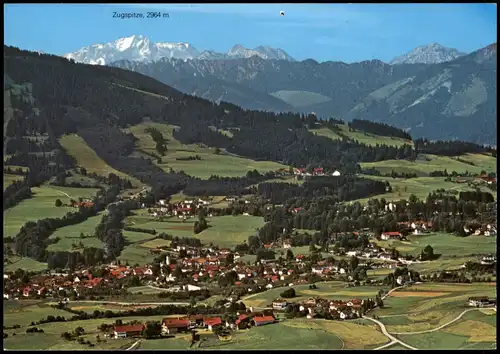 Ansichtskarte Bad Kohlgrub Panorama-Ansicht, Ort in Oberbayern 1983