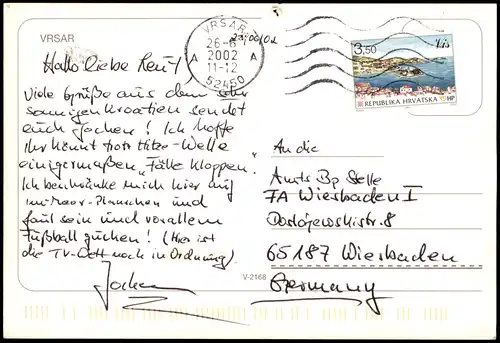 Postcard Vrsar Luftaufnahme 2002