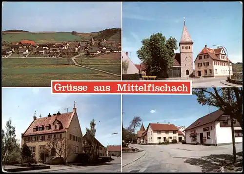 Ansichtskarte Obersontheim 4 Bild: Gebäude, Straße 1972