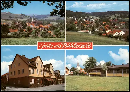 Ansichtskarte Bühlerzell Lk Schwäbisch Hall Stadtansichten 1988