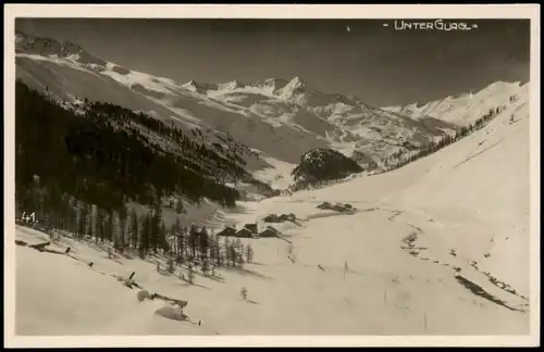 Ansichtskarte Obergurgl Unter Gurgl im Winter 1929