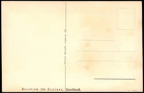 Ansichtskarte Mayrhofen Blick auf die Stadt 1913