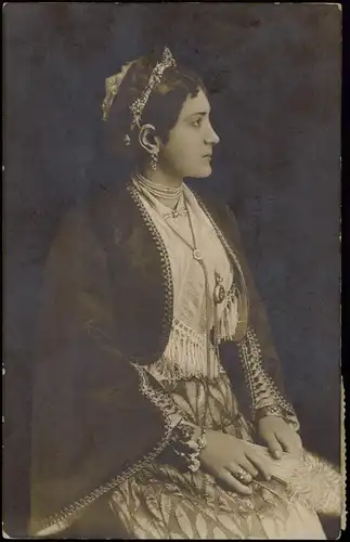 S
erbien Srbija Србија Typen Adel Prinzessin Princess 1904  Stempel Belgrad