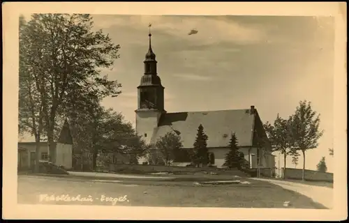 Ansichtskarte Schellerhau-Altenberg (Erzgebirge) Partie an der Kirche 1956