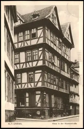 Ansichtskarte Kassel Cassel Haus in der Klosterstraße 1920