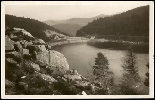 .Frankreich Landschaft mit See in Frankreich Lac Noir (950 m.) 1930