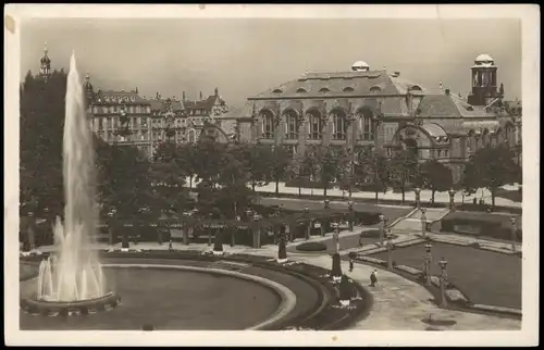 Ansichtskarte Mannheim Friedrichsplatz m. Rosengarten 1940