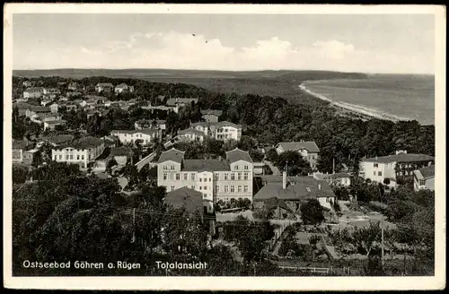 Ansichtskarte Göhren (Rügen) Panorama-Ansicht Totalansicht 1930