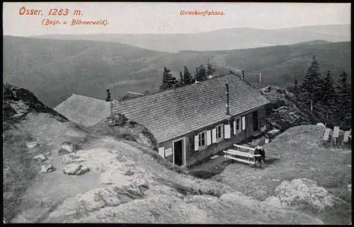 Ansichtskarte Lam (Oberpfalz) Ossa/Osser-Schutzhaus 1908