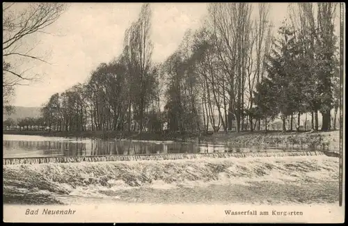 Bad Neuenahr-Bad Neuenahr-Ahrweiler Wasserfall am Kurgarten 1910