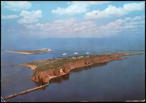 Ansichtskarte Helgoland (Insel) Luftbild 1970