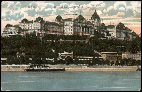 Budapest Burgpalast Budavári palota Königliche Burg Kiralyi várpalota 1915