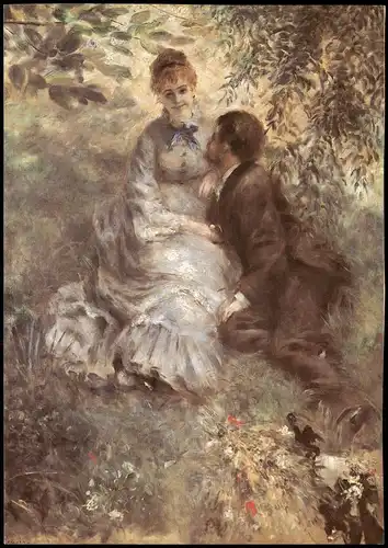 Künstlerkarte: Auguste Renoir (1841–1919) Liebespaar Lovers 1980