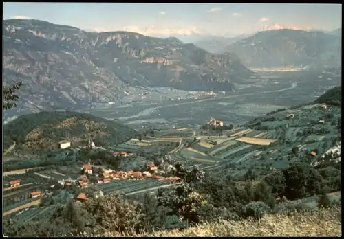 Prissian Panorama Veduta Prissiano p. Merano (verso le Dolomiti) 1970