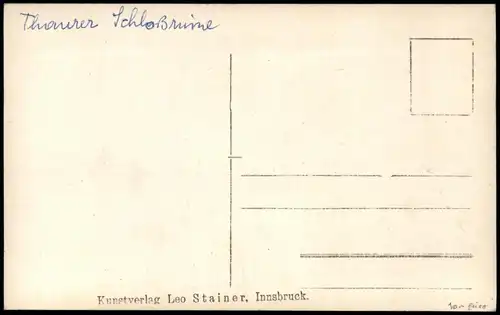 Ansichtskarte .Tirol Österreich Schloßruine - Fotokarte 1928