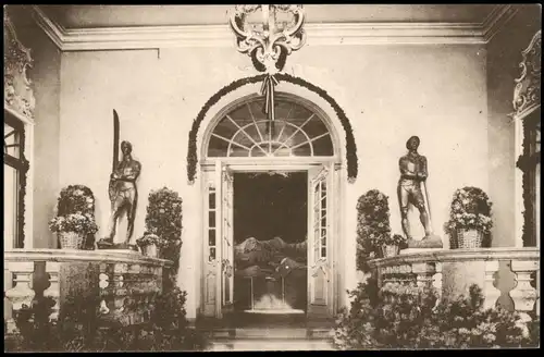 Ansichtskarte München Das Alpine Museum Alpenvereins: Eingangshalle. 1923