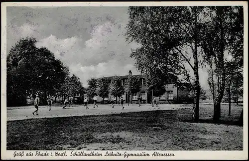 Ansichtskarte Rhade Gasthof zur Alten Mühle 1953