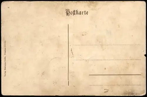 Ansichtskarte  Scherzkarte Bach schiffen Bierbrauchen 1913