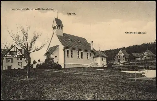 Oppenweiler Oekonomiegebäude, Lungenheilstätte Wilhelmsheim. 1914