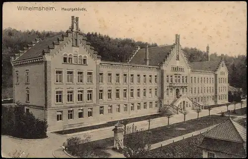 Ansichtskarte Oppenweiler Wilhelmsheim. Hauptgebäude. 1916