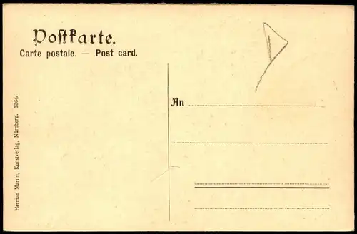 Ansichtskarte Nürnberg LUGINSLAND MIT FÜNFECKIGEM TURM 1910