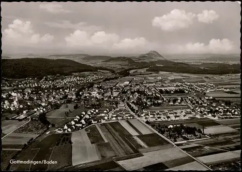 Ansichtskarte Gottmadingen Luftbild 1963