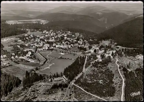 Ansichtskarte Hahnenklee-Bockswiese-Goslar Luftbild - Stausee 1975