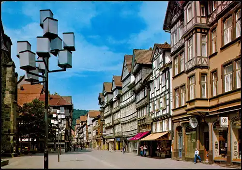 Ansichtskarte Hann. Münden Langestraße, Geschäfte 1980