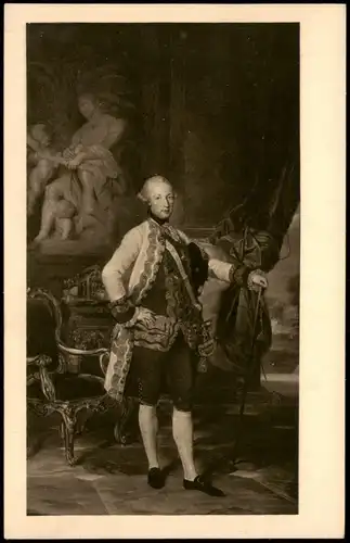 Künstlerkarte: A. von MARON, Portrait of Emperor Josef II. 1920
