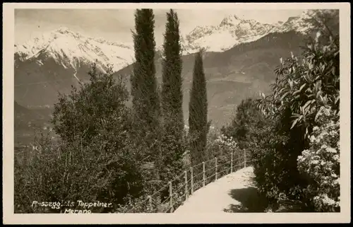 Cartoline Meran Merano Umlandansicht, Landschaft, Berge 1920