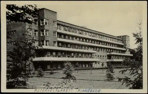 Ansichtskarte Pinneberg Kreiskrankenhaus 1940