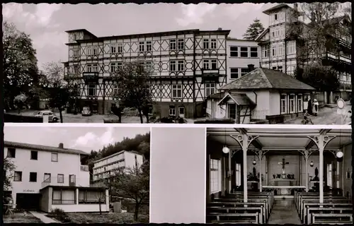 Ansichtskarte Bad Lauterberg im Harz Kneipp-Heim St. Benno-Stift - 3 Bild 1964