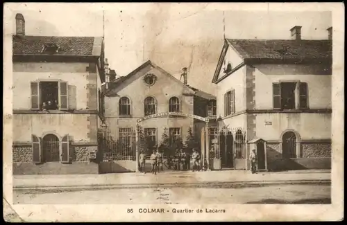 CPA Kolmar Colmar Quartier de Lacarre   1941   im 2. Weltkrieg als Feldpost