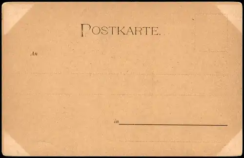 Künstlerkarte M. Echter, pinx. Motiv der Wagner-Festspiele 1900