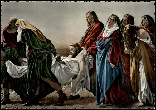 Cristo portato al Sepolcro (A. Ciseri) LOCARNO Madonna del Sasso 1960