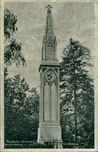 Arbesau-Culm (Weichsel) Chełmno   Gruß  Preußisches Monument Pommern 1920