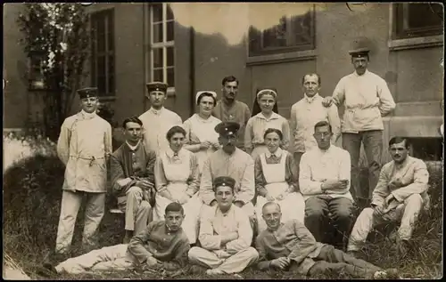 Militär/Propaganda 1.WK (Erster Weltkrieg) Soldaten Gruppenbild 1917 Privatfoto