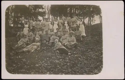 Foto  Soldaten beim musizieren im Wald Wk1 1916 Privatfoto