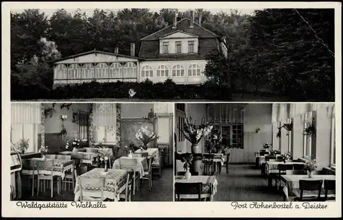 Ansichtskarte Barsinghausen Waldgaststätte Walhalle 1956