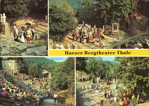 Ansichtskarte Thale (Harz) Bergtheater 1981