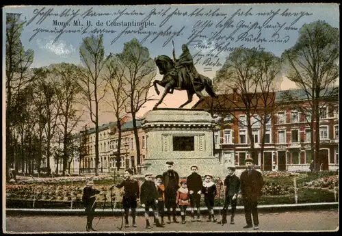 Istanbul Konstantinopel | Constantinople Straße, Kinder Mons - Mt. B. 1913