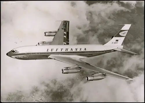 Ansichtskarte Flugzeug Airplane LUFTHANSA BOEING Jet  1968  Airmail  Brasilien
