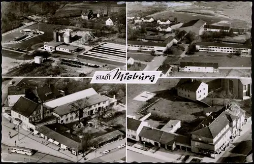Ansichtskarte Misburg-Anderten-Hannover 4 Bild Luftbilder 1961
