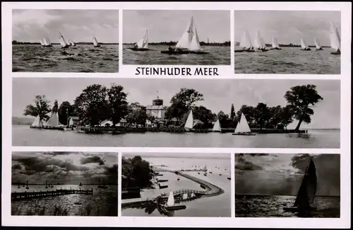 Ansichtskarte Wunstorf Steinhuder Meer MB Stimmung 1953