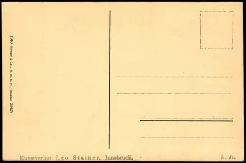 Ansichtskarte Innsbruck Biener von Tirol auf dem Landtage zu Jnnsbruck 1910