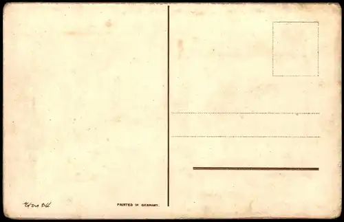 Ansichtskarte  Künstlerkarte: Waden als "Enten-Schnauze" 1920