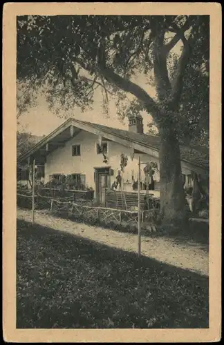 Ansichtskarte Chiemsee FISCHERHAUS auf der FRAUEN-INSEL 1930